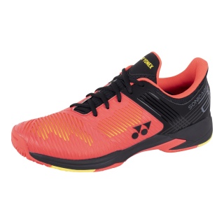 Yonex Tennis Shoes Sonicage 2 Clay/Sand Court Orange/Black Men